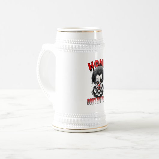 Homie Clown - 22 oz Stein Bierglas (Vorderseite Links)