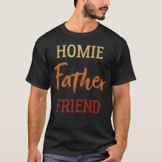 Homie Vater Freund Vintage Vatertag Mädchen T-Shirt