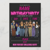 Homies Birthday Invitation Chicana Birthday Einladung (Vorderseite)