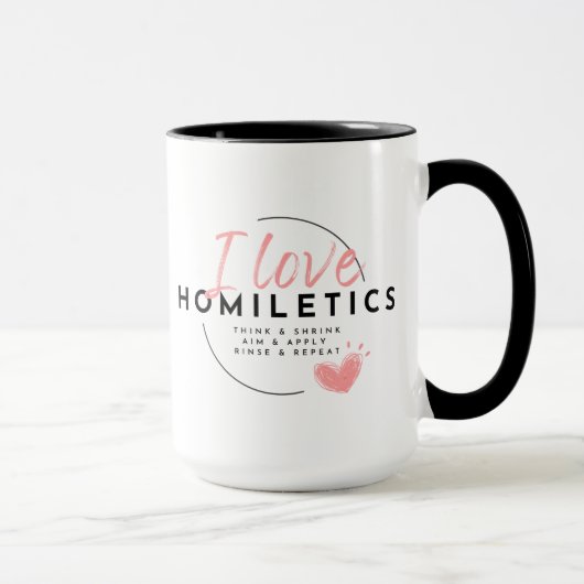 Homiletic Hearts Keramik Tasse (Rechts)