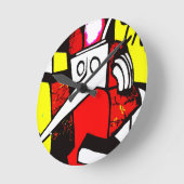 Hominid Runde Wanduhr (Winkel)