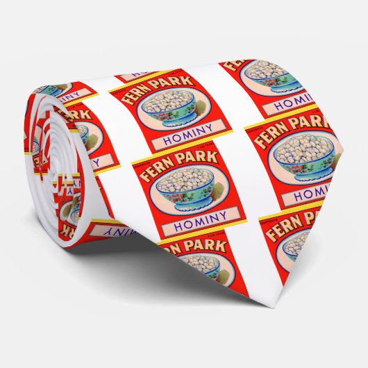 Hominy Grits Label aus den 1930er Jahren Krawatte (Gerollt)