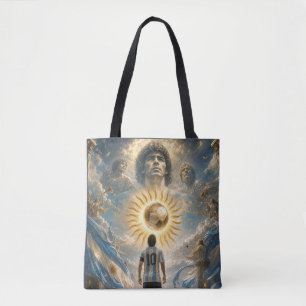 Hommage an Argentiniens Fußballlegende Tasche