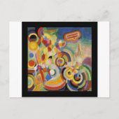 Hommage an Bleriot von Robert Delaunay Postkarte (Vorderseite)