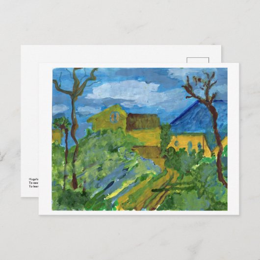 Hommage an Cezanne Postkarte (Vorne/Hinten)