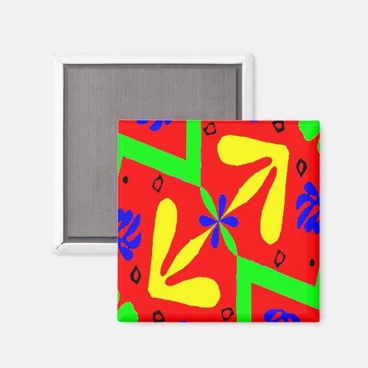 Hommage an die Entwürfe von Matisse Magnet (Vorderseite/Rückseite)