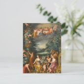 Hommage an die Göttin Flora, ein Fest der Götter Postkarte (Stehend Vorderseite)