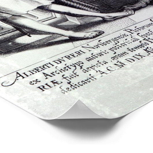 Hommage an Durer, c.1628 Poster (Ecke)