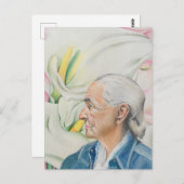 Hommage an Georgia O'Keeffe Card Postkarte (Vorne/Hinten)