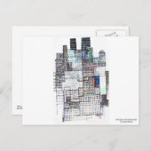 Hommage an Hundertwasser Postkarte (Vorne/Hinten)