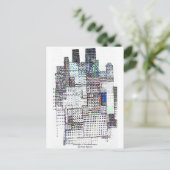 Hommage an Hundertwasser Postkarte (Stehend Vorderseite)