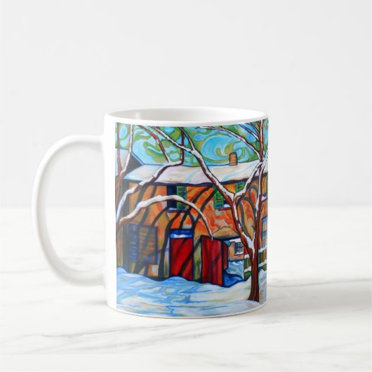 Hommage an Lawren Harris-Tasse Kaffeetasse (Links)