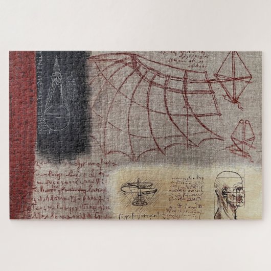 Hommage an Leonardo da Vinci Puzzle (Horizontal)