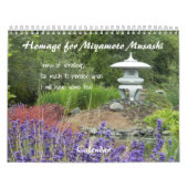 Hommage an Miyamoto Musashi Haiku Kalender (Titelbild)