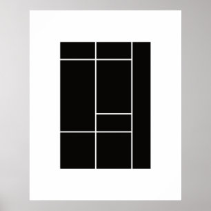 Hommage an Mondrian 1.3 Poster