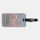 Hommage in Light Sept 11, World Trade Center ESB # Gepäckanhänger (Rückseite horizontal)