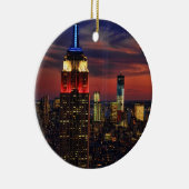 Hommage in Light Sept 11, World Trade Center ESB # Keramikornament (Rechts)
