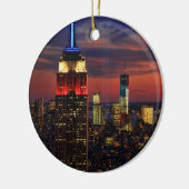 Hommage in Light Sept 11, World Trade Center ESB # Keramikornament (Links)
