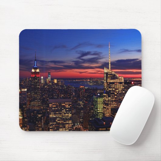 Hommage in Light Sept 11, World Trade Center ESB # Mousepad (Mit Mouse)