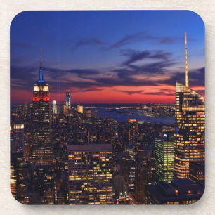 Hommage in Light Sept 11, World Trade Center ESB # Untersetzer