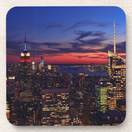 Hommage in Light Sept 11, World Trade Center ESB # Untersetzer (Vorderseite)