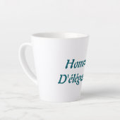 Homme D'élégance Latte Tasse (Linke Ecke)