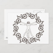 Homo Cyclistus Postkarte (Vorne/Hinten)