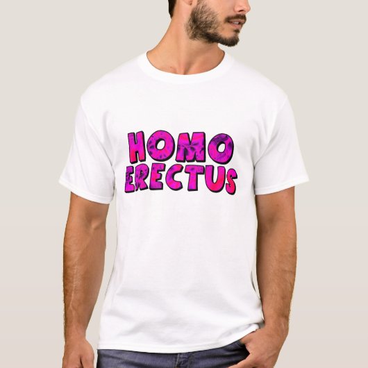 Homo erectus T-Shirt (Vorderseite)