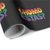 Homo Estas Funny Spanish Mexican Gay Ally LGBTQ Geschenkpapier (Rolleneckpunkt)