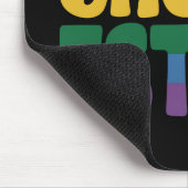 Homo Estas Funny Spanish Mexican Gay Ally LGBTQ Mousepad (Ecke)