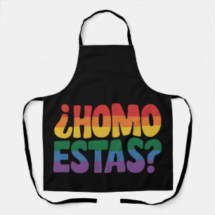 Homo Estas Lustiger Spanischer Mexikanischer Schwu Schürze