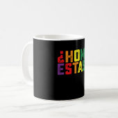 Homo Estas Spanish Mexican Funny Gay Pride LGBTQ Kaffeetasse (Vorderseite Links)
