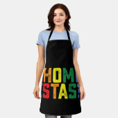 Homo Estas Spanish Mexican Funny Gay Pride LGBTQ Schürze (Getragen)