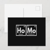 Homo Gay Pride Chemieelemente Shirt Funny LGBTQ Postkarte (Vorne/Hinten)