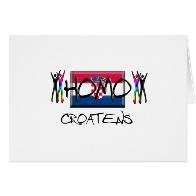 Homo Kroatien (Vorderseite (Horizontal))