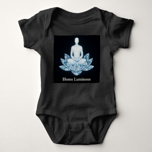 Homo Luminous Baby One-Piece Bodysuit Baby Strampler (Vorderseite)