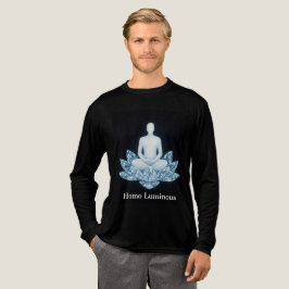 Homo Luminous Bella Mens Langarmshirt Tri-Blend Shirt