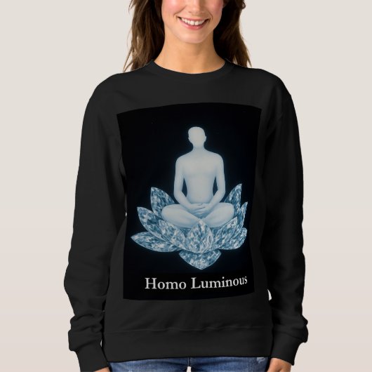 Homo Luminous Damen-Sweatshirt Sweatshirt (Vorderseite)