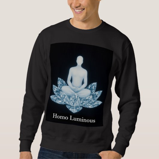 Homo Luminous Herren-Sweatshirt Sweatshirt (Vorderseite)