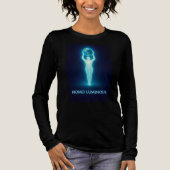 Homo Luminous - Light Bringer Langarmshirt für Dam Tri-Blend Shirt (Vorderseite)