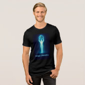 Homo Luminous - Light Bringer Men's Bella T-Shirt Tri-Blend Shirt (Vorderseite voll)