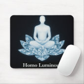 Homo Luminous-Mausepad Mousepad (Mit Mouse)