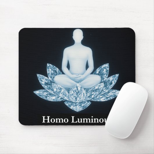 Homo Luminous-Mausepad Mousepad (Mit Mouse)