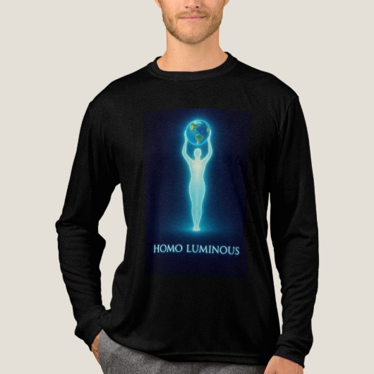 Homo Luminous - The Light Bringer Men's Bella Long Tri-Blend Shirt (Vorderseite)