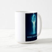 Homo Luminous The Light Bringer Morning Mug 15 oz Kaffeetasse (VorderseiteRechts)