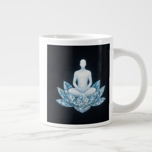 Homo Luminous The Next Human Evolution Mug Jumbo Jumbo-Tasse (Rechts)