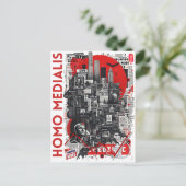 Homo Medialis Einladungspostkarte (Stehend Vorderseite)