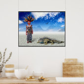 Homo Pholidota Medius - Poster (Küche)