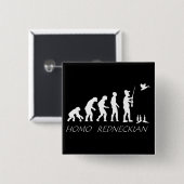 Homo Redneckian Button. Button (Vorne & Hinten)