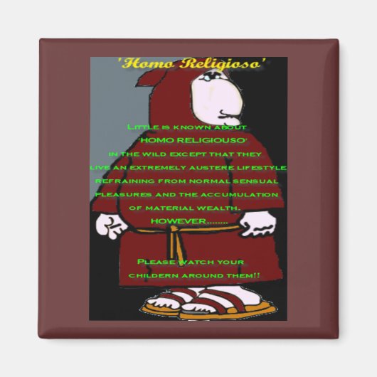 Homo Religioso Magnet (Vorne)